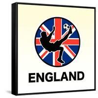 England Soccer-null-Framed Stretched Canvas