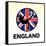 England Soccer-null-Framed Stretched Canvas