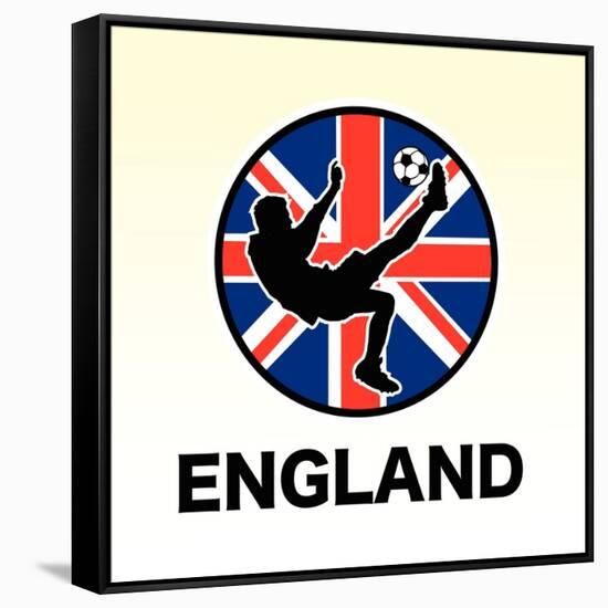 England Soccer-null-Framed Stretched Canvas