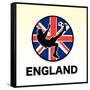 England Soccer-null-Framed Stretched Canvas