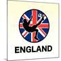 England Soccer-null-Mounted Premium Giclee Print