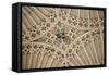 England, Somerset, Bath, Bath Abbey, Fan-Vaulted Ceiling, Coat of Arms-Samuel Magal-Framed Stretched Canvas