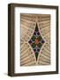 England, Somerset, Bath, Bath Abbey, Fan-Vaulted Ceiling, Coat of Arms-Samuel Magal-Framed Photographic Print