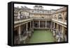 England, Somerset, Bath, Bath Abbey, Roman Baths-Samuel Magal-Framed Stretched Canvas