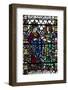 England, Somerset, Bath, Bath Abbey, Stained Glass Window, Jonathan and David-Samuel Magal-Framed Photographic Print