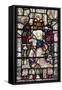 England, Somerset, Bath, Bath Abbey, Stained Glass Window, Mary and Baby Jesus-Samuel Magal-Framed Stretched Canvas