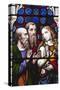 England, Somerset, Bath, Bath Abbey, Stained Glass Window, New Testament Scenes-Samuel Magal-Stretched Canvas