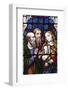 England, Somerset, Bath, Bath Abbey, Stained Glass Window, New Testament Scenes-Samuel Magal-Framed Photographic Print