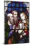 England, Somerset, Bath, Bath Abbey, Stained Glass Window, New Testament Scenes-Samuel Magal-Mounted Photographic Print