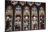 England, Somerset, Bath, Bath Abbey, Stained Glass Window, New Testament Scenes-Samuel Magal-Mounted Photographic Print