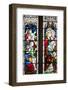 England, Somerset, Bath, Bath Abbey, Stained Glass Window, The Cripples' Window-Samuel Magal-Framed Photographic Print