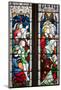 England, Somerset, Bath, Bath Abbey, Stained Glass Window, The Cripples' Window-Samuel Magal-Mounted Photographic Print