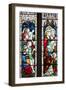 England, Somerset, Bath, Bath Abbey, Stained Glass Window, The Cripples' Window-Samuel Magal-Framed Photographic Print