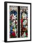 England, Somerset, Bath, Bath Abbey, Stained Glass Window, The Cripples' Window-Samuel Magal-Framed Photographic Print