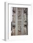 England, Somerset, Bath, Bath Abbey, West Facade, Decorated Column-Samuel Magal-Framed Photographic Print