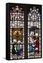 England, Somerset, Bath, Bath Abbey, West Side, Stained Glass Window, Pentateuch Window-Samuel Magal-Framed Stretched Canvas