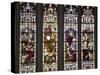 England, Somerset, Bath, Bath Abbey, West Side, Stained Glass Window, Pentateuch Window-Samuel Magal-Stretched Canvas