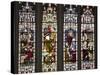 England, Somerset, Bath, Bath Abbey, West Side, Stained Glass Window, Pentateuch Window-Samuel Magal-Stretched Canvas