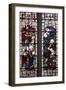 England, Somerset, Bath, Bath Abbey, West Side, Stained Glass Window, Pentateuch Window-Samuel Magal-Framed Photographic Print