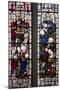 England, Somerset, Bath, Bath Abbey, West Side, Stained Glass Window, Pentateuch Window-Samuel Magal-Mounted Photographic Print