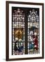 England, Somerset, Bath, Bath Abbey, West Side, Stained Glass Window, Pentateuch Window-Samuel Magal-Framed Photographic Print