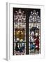 England, Somerset, Bath, Bath Abbey, West Side, Stained Glass Window, Pentateuch Window-Samuel Magal-Framed Photographic Print