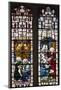 England, Somerset, Bath, Bath Abbey, West Side, Stained Glass Window, Pentateuch Window-Samuel Magal-Mounted Photographic Print