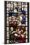 England, Somerset, Bath, Bath Abbey, West Side, Stained Glass Window, Pentateuch Window-Samuel Magal-Mounted Photographic Print
