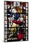 England, Somerset, Bath, Bath Abbey, West Side, Stained Glass Window, Pentateuch Window-Samuel Magal-Mounted Photographic Print