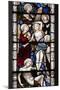 England, Somerset, Bath, Bath Abbey, West Side, Stained Glass Window, Pentateuch Window-Samuel Magal-Mounted Photographic Print