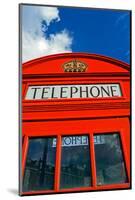 England, South East London, Woolwich. K6 Red Telephone Box Designed by Sir Giles Gilbert Scott-Pamela Amedzro-Mounted Photographic Print