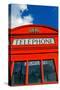 England, South East London, Woolwich. K6 Red Telephone Box Designed by Sir Giles Gilbert Scott-Pamela Amedzro-Stretched Canvas