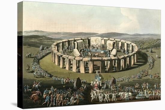 England Stonehenge-Charles Hamilton Smith-Stretched Canvas