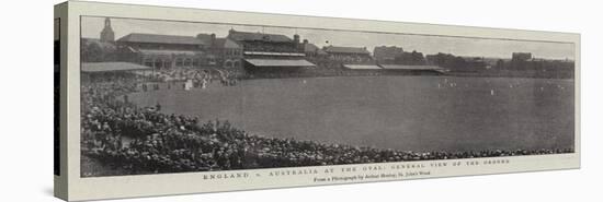 England V Australia at the Oval, General View of the Ground-null-Stretched Canvas