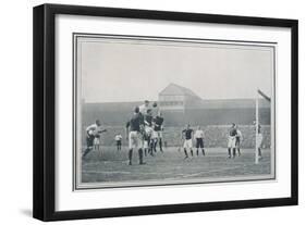 England V Scotland Goalmouth Action During Scotland's 2-1 Win at Bramall Lane Sheffield-null-Framed Photographic Print