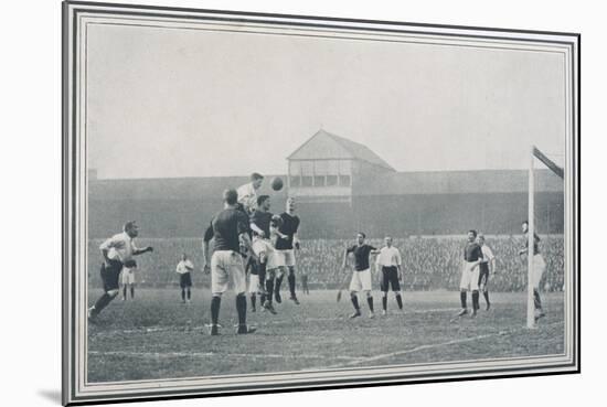 England V Scotland Goalmouth Action During Scotland's 2-1 Win at Bramall Lane Sheffield-null-Mounted Photographic Print