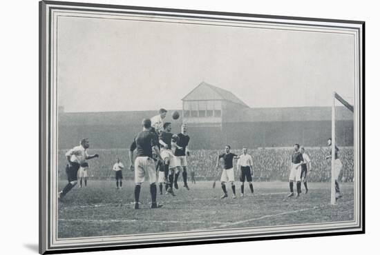 England V Scotland Goalmouth Action During Scotland's 2-1 Win at Bramall Lane Sheffield-null-Mounted Photographic Print