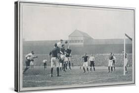 England V Scotland Goalmouth Action During Scotland's 2-1 Win at Bramall Lane Sheffield-null-Stretched Canvas