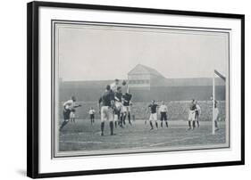 England V Scotland Goalmouth Action During Scotland's 2-1 Win at Bramall Lane Sheffield-null-Framed Photographic Print