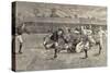 England V. Scotland Rugby Match, Richmond, 1891-English School-Stretched Canvas