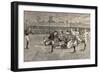 England V. Scotland Rugby Match, Richmond, 1891-English School-Framed Giclee Print