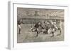 England V. Scotland Rugby Match, Richmond, 1891-English School-Framed Giclee Print