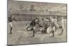 England V. Scotland Rugby Match, Richmond, 1891-English School-Mounted Giclee Print