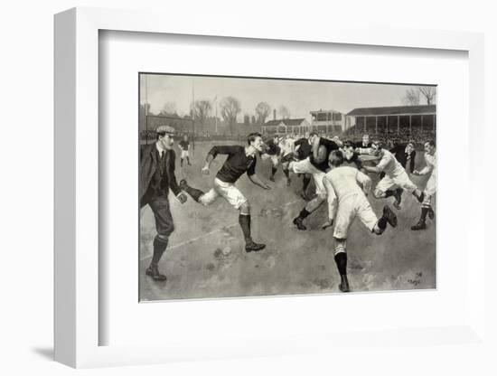 England Versus Ireland at Richmond-H. Burgess-Framed Photographic Print