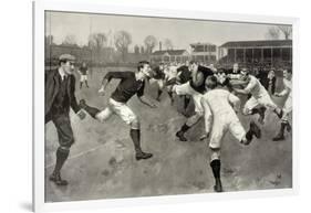 England Versus Ireland at Richmond-H. Burgess-Framed Photographic Print