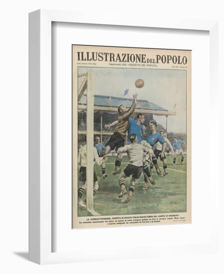 England Versus Italy at Highbury-A. Brivio-Framed Photographic Print