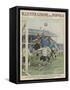 England Versus Italy at Highbury-A. Brivio-Framed Stretched Canvas