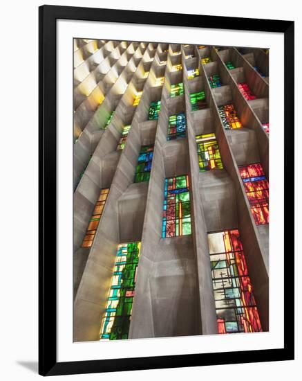 England, Warwickshire, Coventry, New Coventry Cathedral-Steve Vidler-Framed Photographic Print