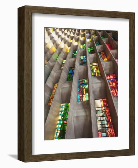 England, Warwickshire, Coventry, New Coventry Cathedral-Steve Vidler-Framed Photographic Print