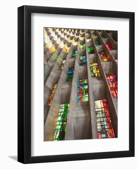 England, Warwickshire, Coventry, New Coventry Cathedral-Steve Vidler-Framed Photographic Print